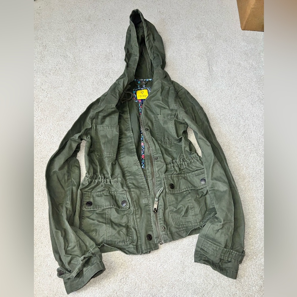 cute green jacket